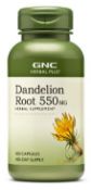 GNC HEALTH PLUS DANDELION ROOT 550MG