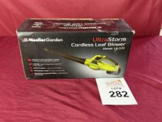 MUELLER GARDEN ULTRA STORM CORDLESS LEAF BLOWER