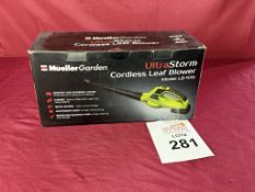 MUELLER GARDEN ULTRA STORM CORDLESS LEAF BLOWER