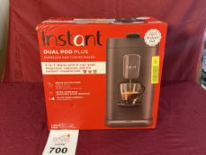INSTANT DUAL POD PLUS EXPRESSO & COFFEE MAKER USED
