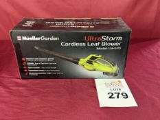 MUELLER GARDEN ULTRA STORM CORDLESS LEAF BLOWER