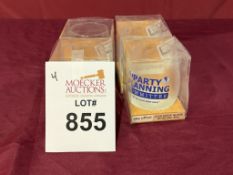 LOT CONSISTING OF (4) TEAR DROP GLASSES