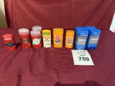 ASSORTED DEODORANTS