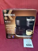 KEURIG K-DUO SINGLE SERVE & CARAFE COFFEE MAKER