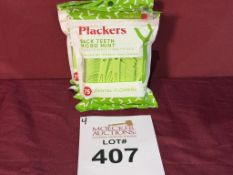 PLACKERS BACK TEETH MICRO MINT DENTAL FLOSSERS