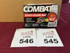 LOT CONSISTING OF COMBAT ROACH KILLING BAIT