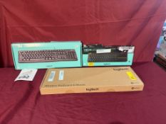 ASSORTED LOGITECH KEYBOARDS