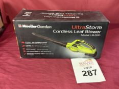 MUELLER GARDEN ULTRA STORM CORDLESS LEAF BLOWER