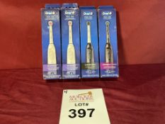 ASSORTED ORAL-B PRO 100 POWER TOOTHBRUSH