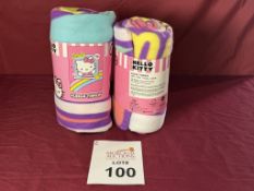 HELLO KITTY FLEECE THROW