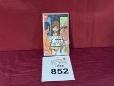 NINTENDO SWITCH GTA THE TRILOGY GAME