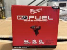 MILWAUKEE M12 FUEL 1/4 HEX 2-SPEED SCREWDRIVER NEW