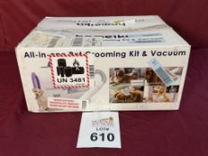 HOMEIKA ALL-IN-ONE PET GROOMING LIT & VACUUM