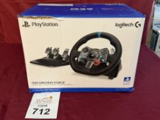 PLAYSTATION LOGITECH G29 RACING WHEEL & PEDALS