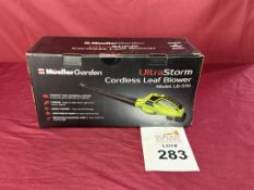 MUELLER GARDEN ULTRA STORM CORDLESS LEAF BLOWER
