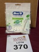BAGS OF ORAL-B FLOSS PICKS FRESH MINT