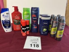 LOT CONSISTING OF (14) ASSORTED MENS PRODUCTS