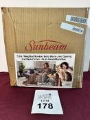 SUNBEAM 15 LB WEIGHTED BLANKET