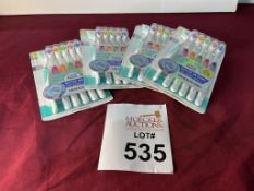 GURU NANDA TOOTHBRUSHES 6-PACK, NEW