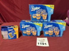 ZIPLOC REUSABLE CONTAINERS, NEW