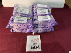HONEST SANITIZING WIPES 50 SHEETS PER PACK, NEW