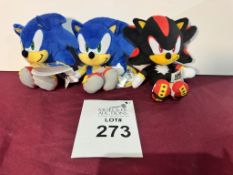 SONIC THE HEDGHOG PLUSH