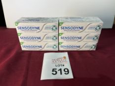 LOT CONSISTING OF (12) SENSODYNE TOOTHPASTE 3.4 OZ