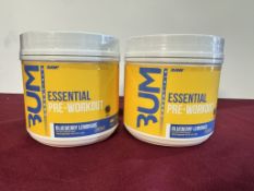 RAW BUM ESSENTIAL PRE-WORKOUT POWDER 13.55 OZ NEW