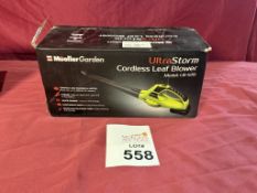 MUELLER GARDEN ULTRA STORM CORDLESS LEAF BLOWER