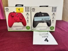 XBOX POWERA WIRED CONTROLLERS