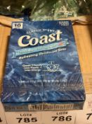 PACKS OF (16) BARS OF COAST REFRESHING DEODORANT