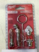 MILWAUKEE 5PC SMALL CABLE HEAD ATTACHMENT KIT (NEW)