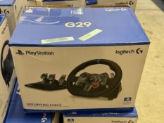 PLAYSTATION G29 TRUEFORCE G923 RACING WHEEL & PEDALS