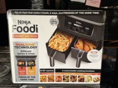 NINJA FOODI 2-BASKET AIR FRYER (NEW)