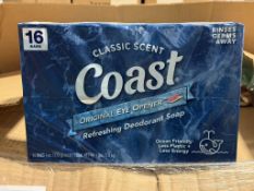 PACK OF (16) BARS OF COAST REFRESHING DEODORANT SOAP