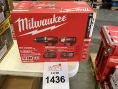 MILWAUKEE M18 COMPACT 2-TOOL COMBO KIT (NEW)
