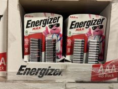 PACK OF ENERGIZER AAA BATTERIES (48) PACK