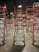 10' FIBERGLASS A-FRAME LADDER