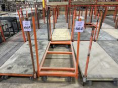 5' METAL MATERIAL HANDLING CART