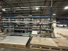 CANTILEVER RACK WITH CONTENTS