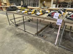 10' WORKBENCH ON CASTERS (EXCLUDES CONTENTS)