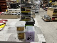 LOT CONSISTING OF VARIOUS SIZE WOOD SCREWS