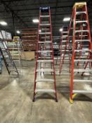 10' FIBERGLASS A-FRAME LADDER