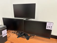 VARIOUS SIZE LCD MONITORS WITH STAND