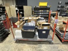 METAL CART WITH CONTENTS