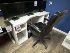 DESK WITH OFFICE CHAIR