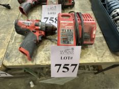 MILWAUKEE CORDLESS HAMMER DRILL DRIVER