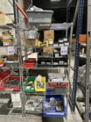 METRO RACK WITH CONTENTS