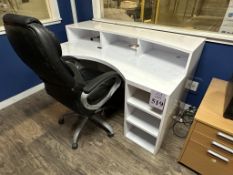 DESK WITH OFFICE CHAIR