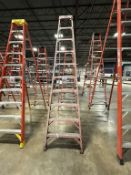 10' FIBERGLASS A-FRAME LADDER